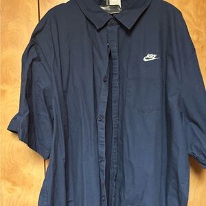 Nike Dark Blue Casual Shirt